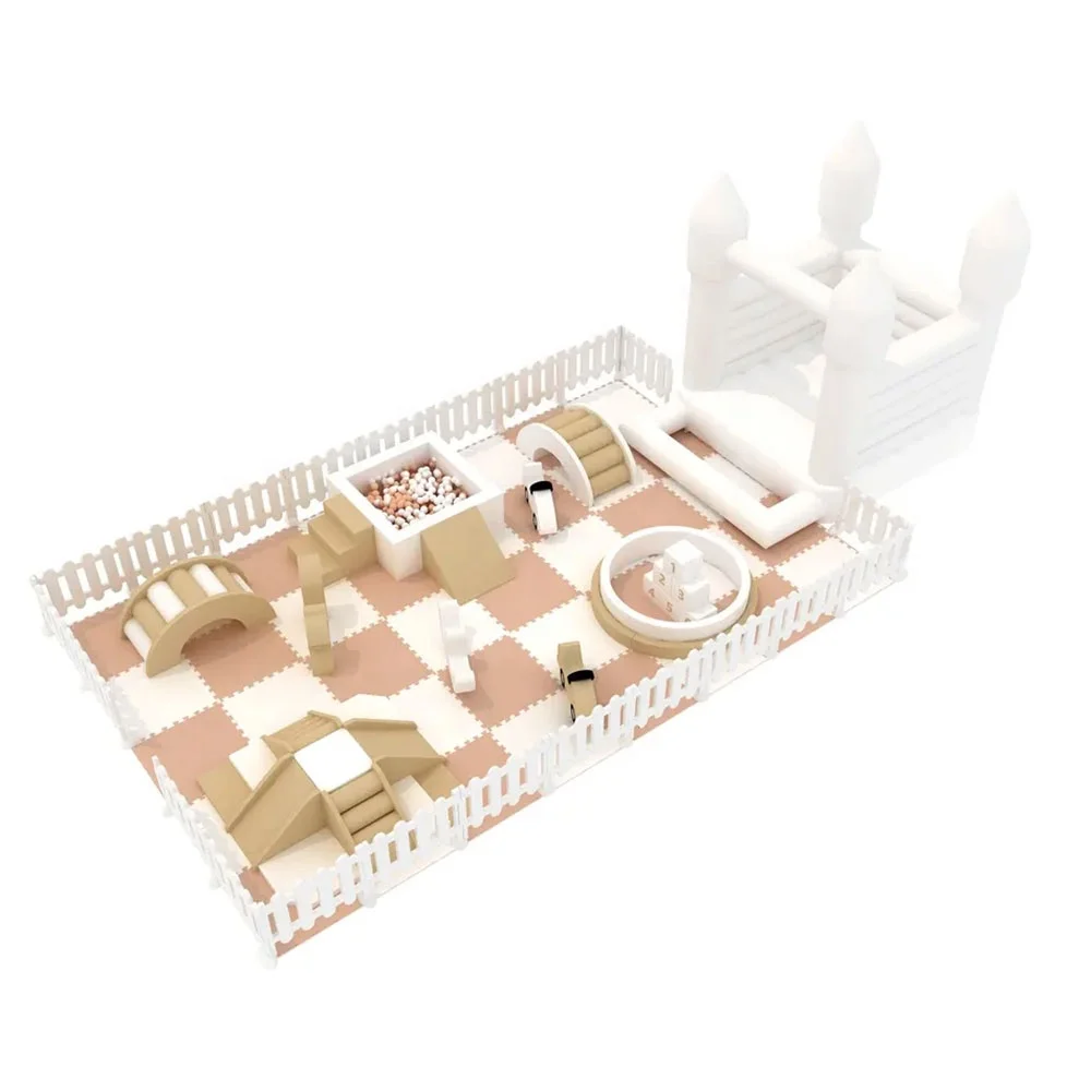 Hot sales Eco Friendly Indoor Soft Play with Cushioned Floor Mats ans soft balls pits for Comfortable Play best soft play sets