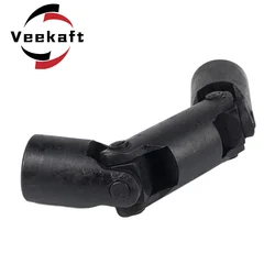 1PC Veekaft Precision Double Section Cross Universal Joint Coupling 6mm-14mm Three Section Universal Joint Cross Shaft Coupler
