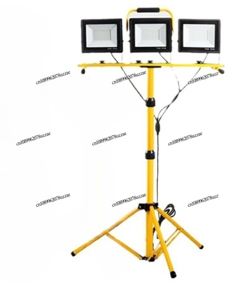 lampe-de-travail-led-pour-atelier-eclairage-mobile-support-triangulaire-au-sol-ingenierie-exterieure-construction-puissance-municipale-projecteur