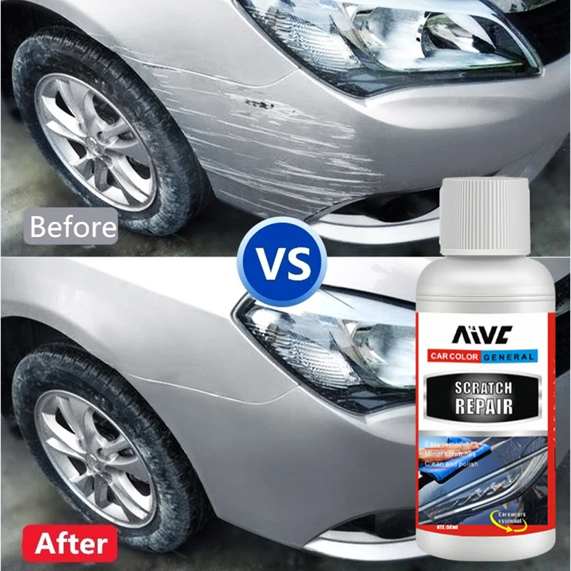 Líquido Reparador de Arañazos para Autos, Eliminador de Arañazos de Pintura Automotriz, Cera para Pulir Carrocería, Reparación de Marcas de Remolino y Arañazos Menores, Cuidado y Detallado de Autos