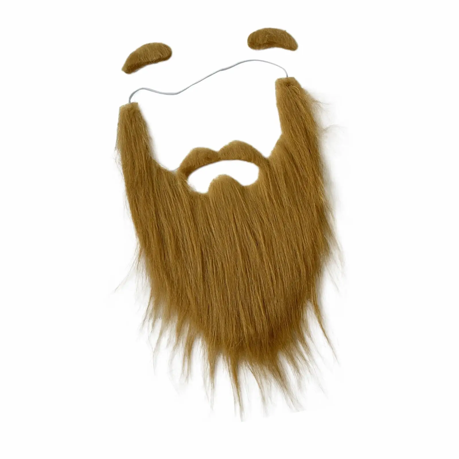 False Beard and Eyebrow Set Mustache Costume False Beards False Facial Hair for Easter image 3