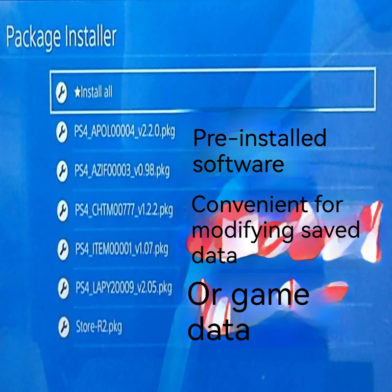 لنظام PS4 FW 9.00-12.02 JB أداة تعديل القرص الملحقات المعدلة