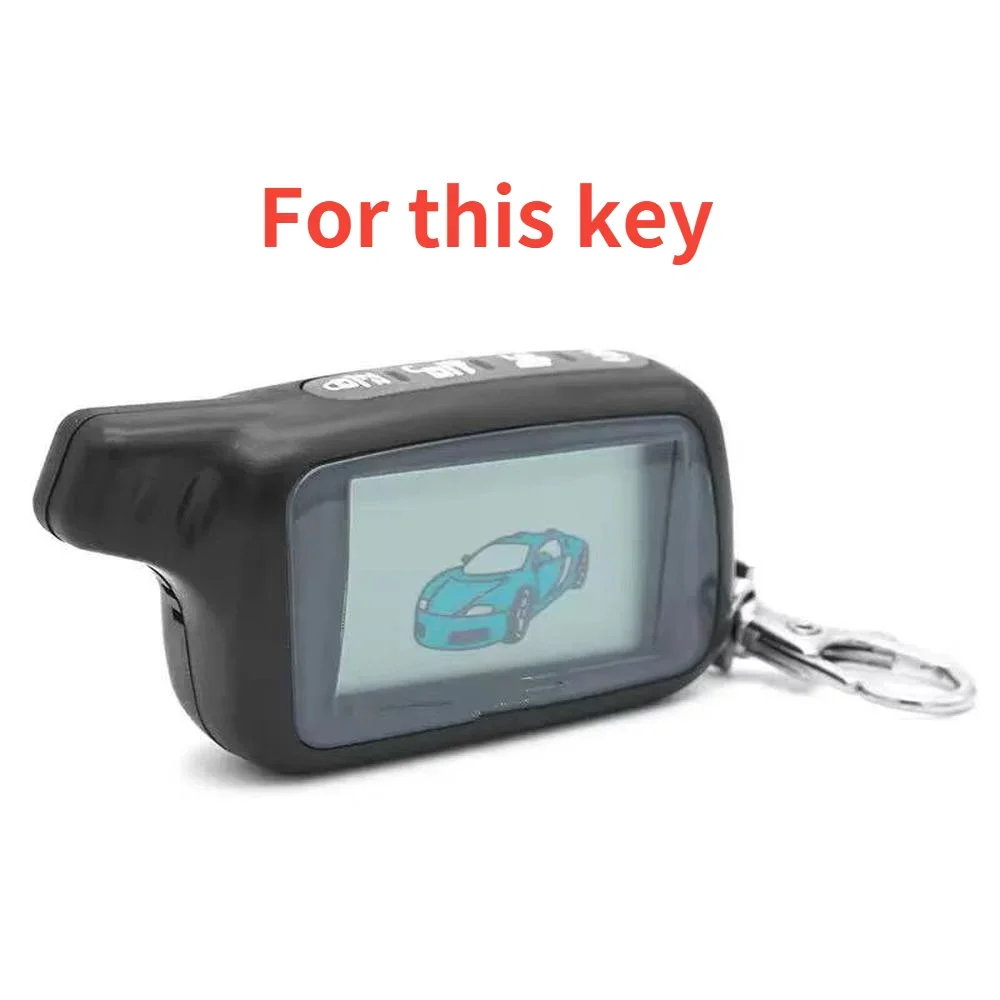 4 Buttons Silicone Rubber Car Key Cover Case for Tomahawk X3 X5 LCD Two Way Car Alarm System Remote Key Protecor