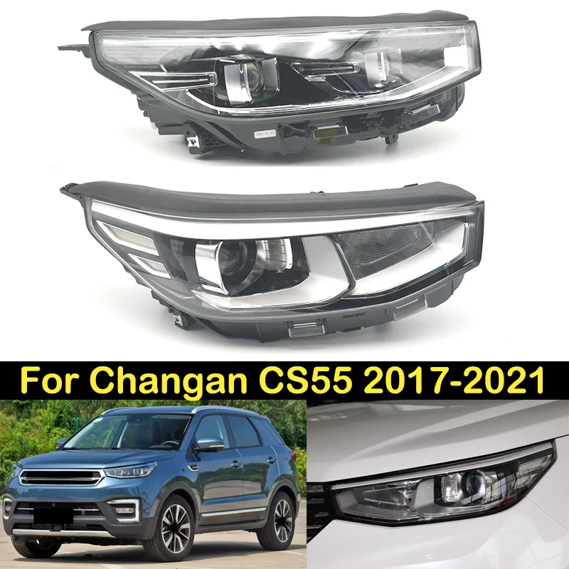 

DECHO Headlight For Changan CS55 2017 2018 2019 2020 2021 Front bumper headlight headlamp Assembly head light head lamp