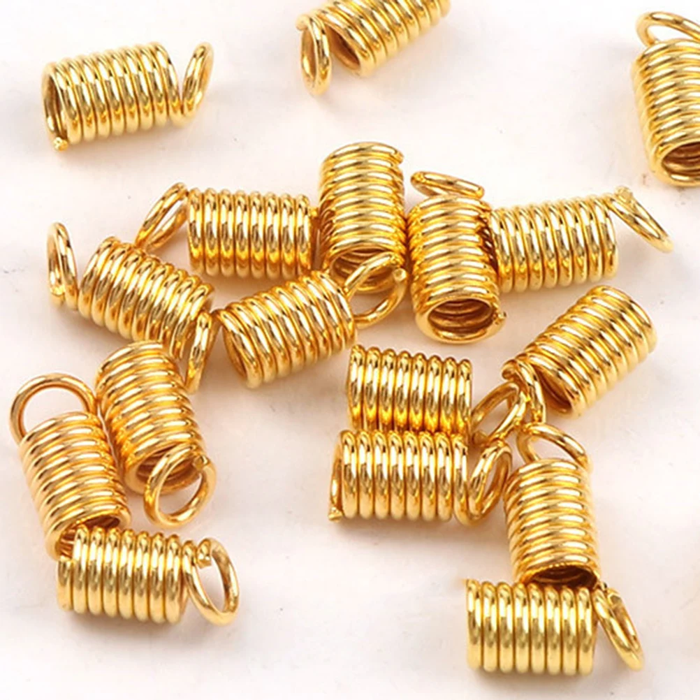 

5 Packs DIY Jewelry Connectors Slide Lock Necklace Spring Buckle Clasp Necklaces