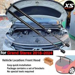 For Hyundai Grand Starex H1 2018-2023 2024 Front Hood Bonnet Modify Gas Struts Shock Dampers Lift Supports Pistons Rod Absorber