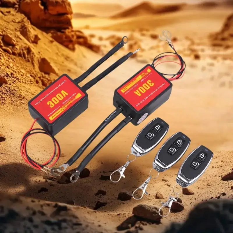 12V 300A Car Smart Remote Battery Disconnect Switch Pure Copper Relay Cut-Off For Isolator Cars/SUVs W/ Wireless Battery Switch - view 5