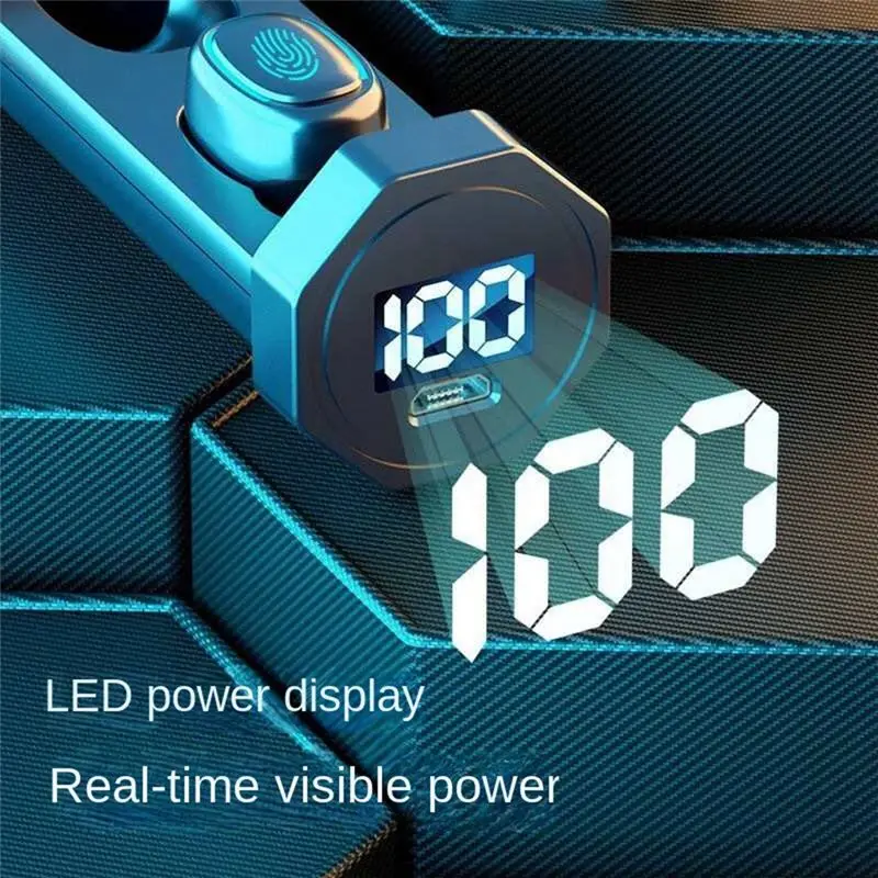 

M85K A7 Wireless Bluetooth 5.0 Headphones In-Ear Sports Waterproof Game Music Noise Canceling Touch Magnetic Earplugs F9D