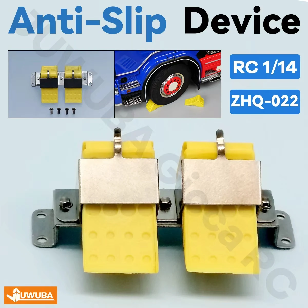 Anti-Rutsch-Gerät ZHQ-022 1 Paar für 1/14 Tamiyaa RC Muldenkipper Traktor 770S SCANIAA Volvo MAN JUUWBA DIY Spielzeugmodell-Teile