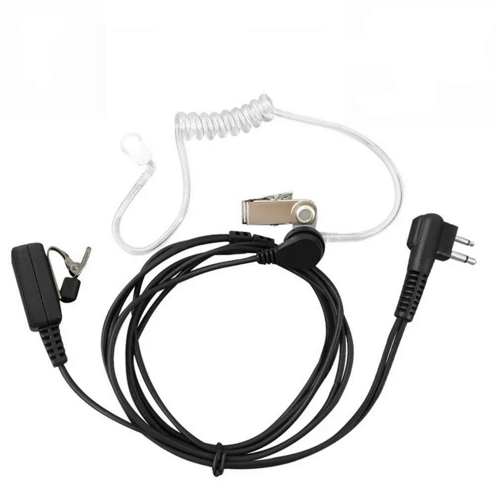 2Pin Acoustic Tube Mic Earpiece Headset Earphone for GP300 GP68 GP88 CP200 CP200D CLS1110 CLS1410 Radio Talkabout