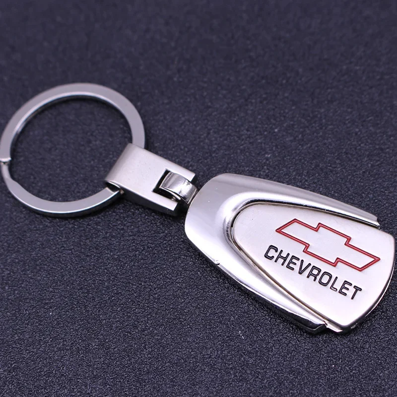 Car Key Ring Key Chain for Chevrolet Logo Cruze Aveo Malibu Captiva Lacetti Niva Camaro Sail Cavalier Silverado Key Accessories