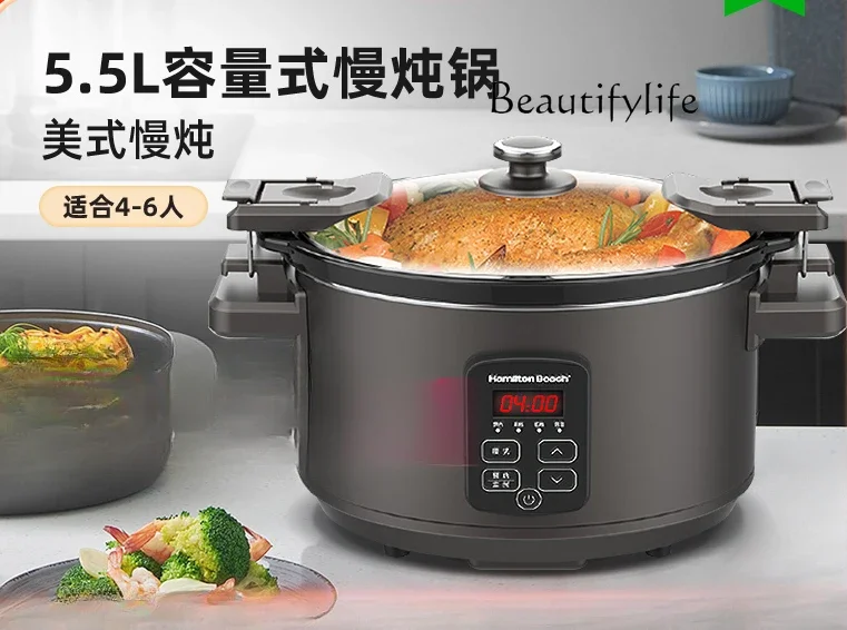 Electric Stewpot Soup Pot Bird's Nest Stewpot Ceramic Household Automatic Health Supplement Multi-Function