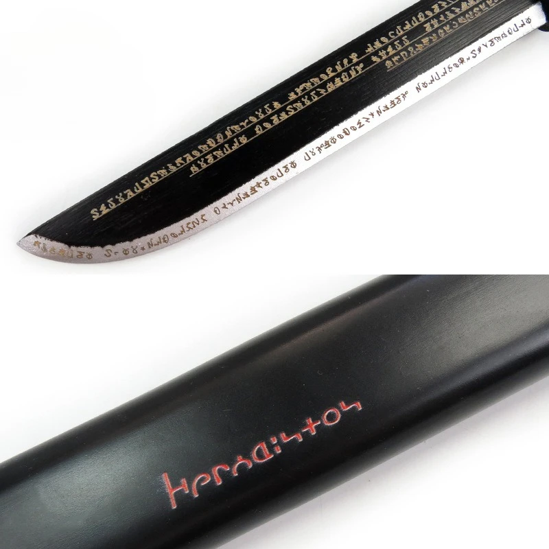 41 cm/16.14in Katana Coltello Lama di Hestia Samurai Spada Arma di Legno Modello Anime Periferiche Cosplay Da Collezione Ragazzo Giocattolo All'aperto