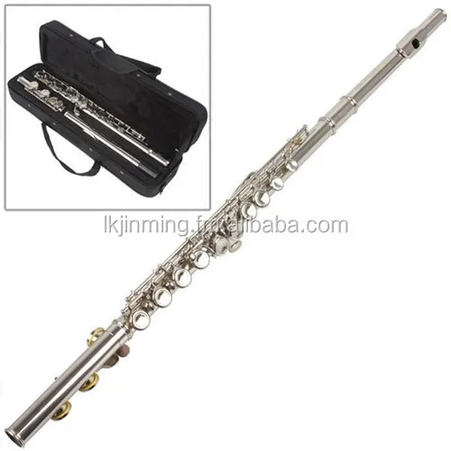 Wholesale Cupronickel closed holes Flute for student offet G key C foot