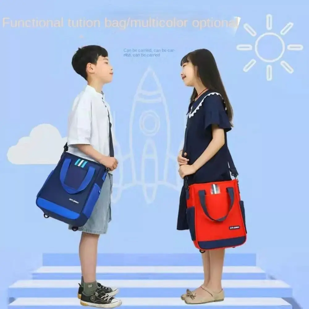 Multifunction Large-capacity Tote School Bag A4 Learning Supplies A4 File Bag Canvas Tutorial Bag
