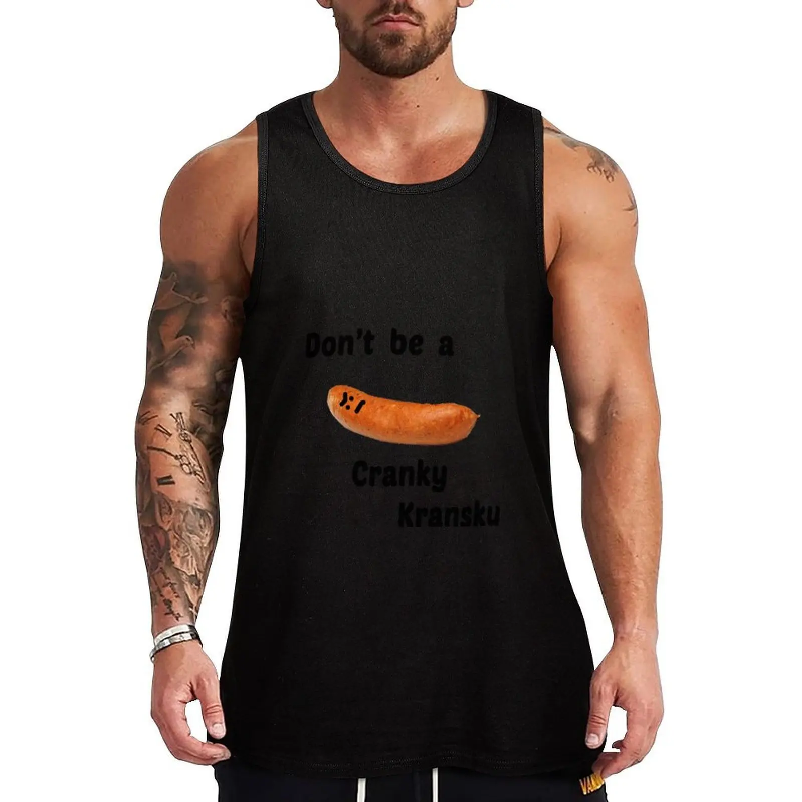 

Cranky Kransky Tank Top Casual Daily Wear Tank Top Relaxed Fit Soft Shirt