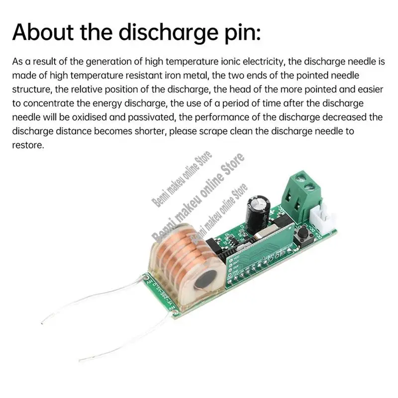 DC 4-10V Pulse Arc Igniter YF-29S แรงดันไฟฟ้าสูงไดรฟ์บอร์ดไฟแช็กอิเล็กทรอนิกส์ชุดโมดูลจุดระเบิดแพคเกจ-ABVP