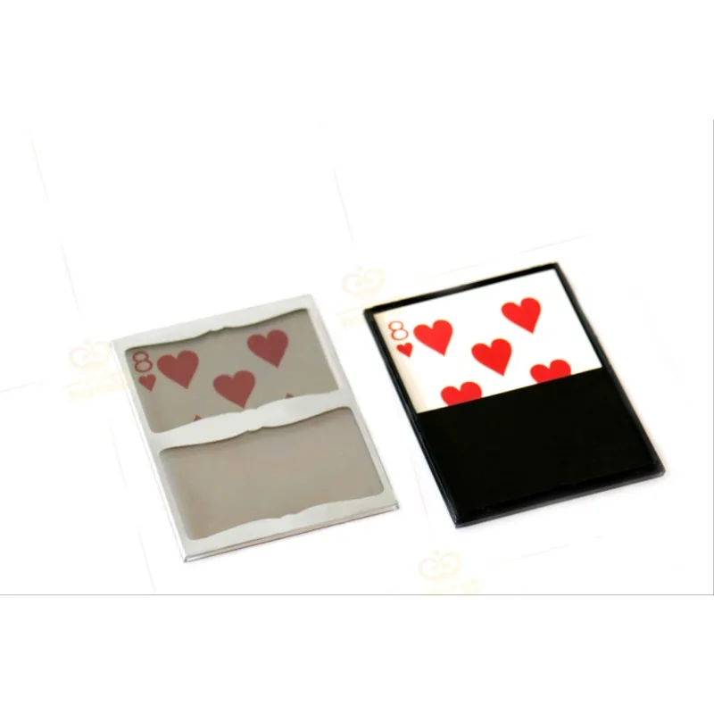 Carta sigillata nel telaio Trucchi magici Previsione del mago Magia Primo piano Illusione Trucco Prop Commedia Carta scelta che appare nel telaio