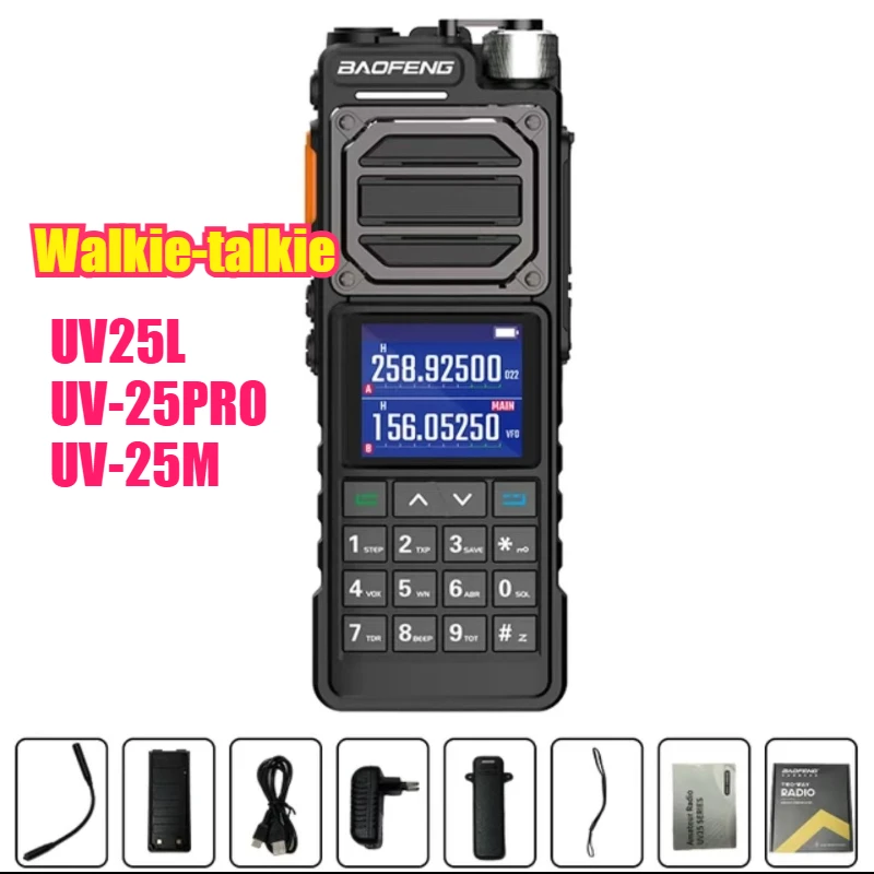 

Беспроводная частота копирования UV25 UV-25 Pro, многодиапазонная рация, 10 Вт, трехрежимная, 50 км, максимальная дальняя связь, радиоприемник