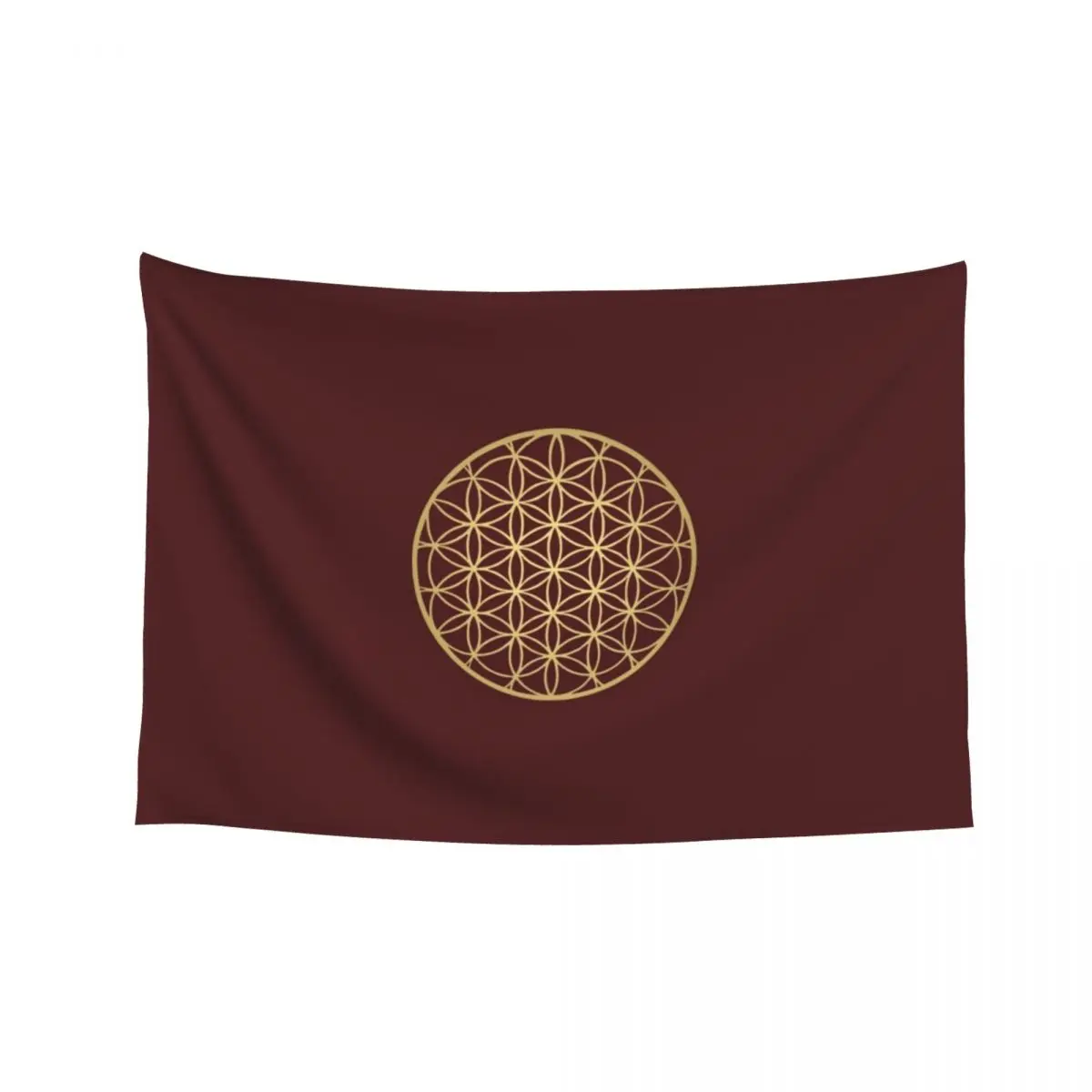 

Flower of Life Mandala Gold Tapestry Decorations For Room Home And Comfort Decor Room Decorations Tapestry