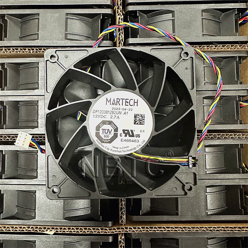 Original Cooler antminer S19 cooling Fan bitmain S19 XP/S19 Pro/S19j Pro/S19 fan 120*120*38mm 12V/2.7A 6000 rpm 4PIN