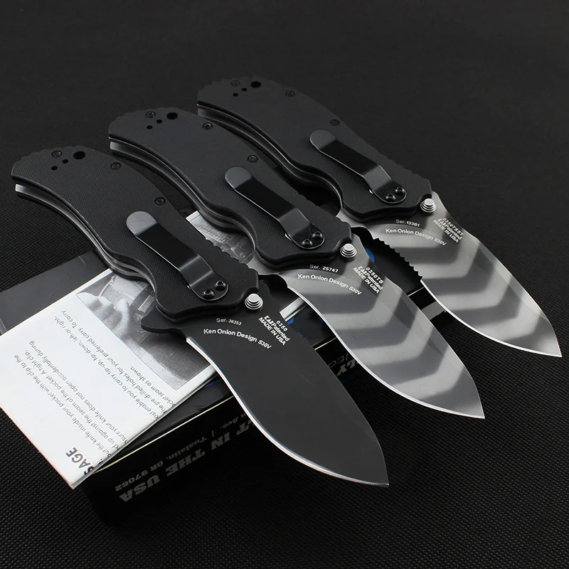 0350 Folding Knife Half tooth Tiger pattern titanium S30V  Bearing Flipper Assisted Pocket Knives Hunting Survival Tools EDC