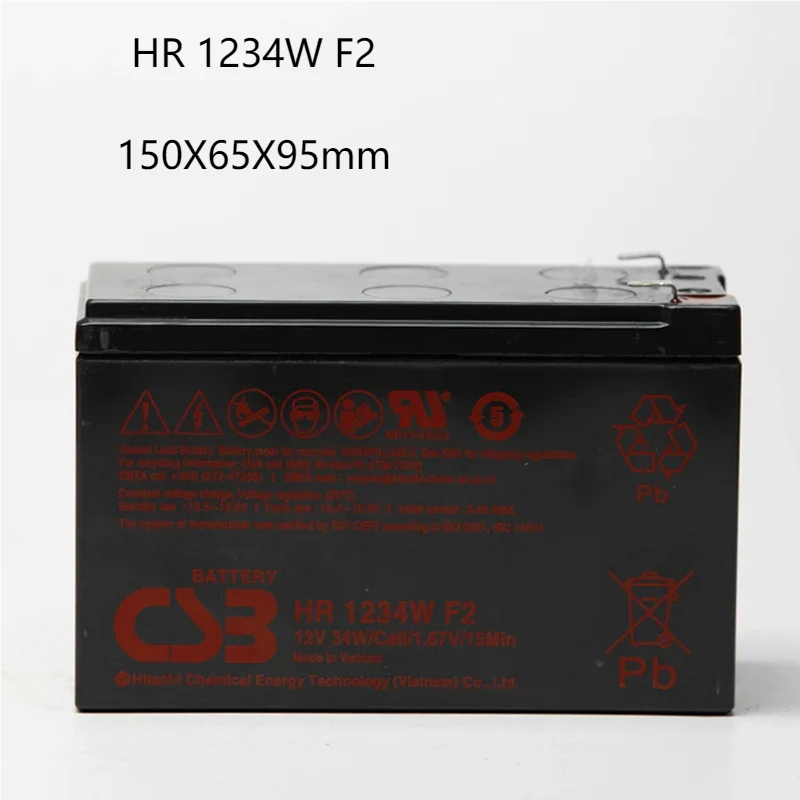 HR1234W F2 HR 1234W F2 HR1234WF2 UPS Uninterruptible Power Supply Battery 12V 34W  7.2AH