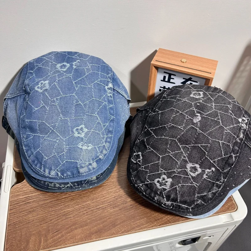 Best-Seller Men's and Women's Sequined Baseball Cap Korean Style Personalized  Curved Brim Outdoor Travel Sunshade Beret