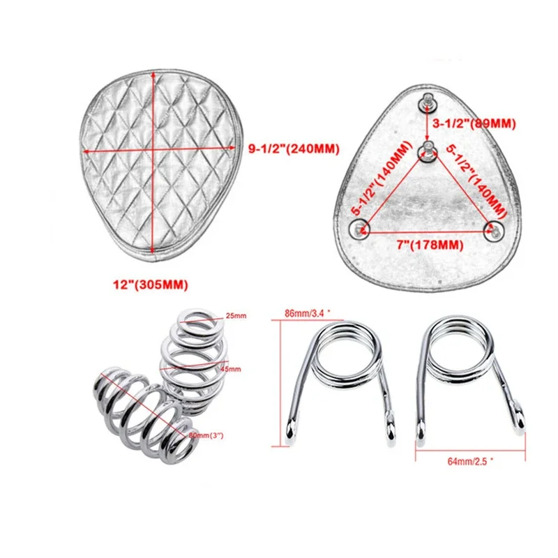 Asiento Solo para Conductor de cuero negro, Sillín para Sportster 883, 1990-2013, adecuado para Cruiser Bobber Chopper, personalizado