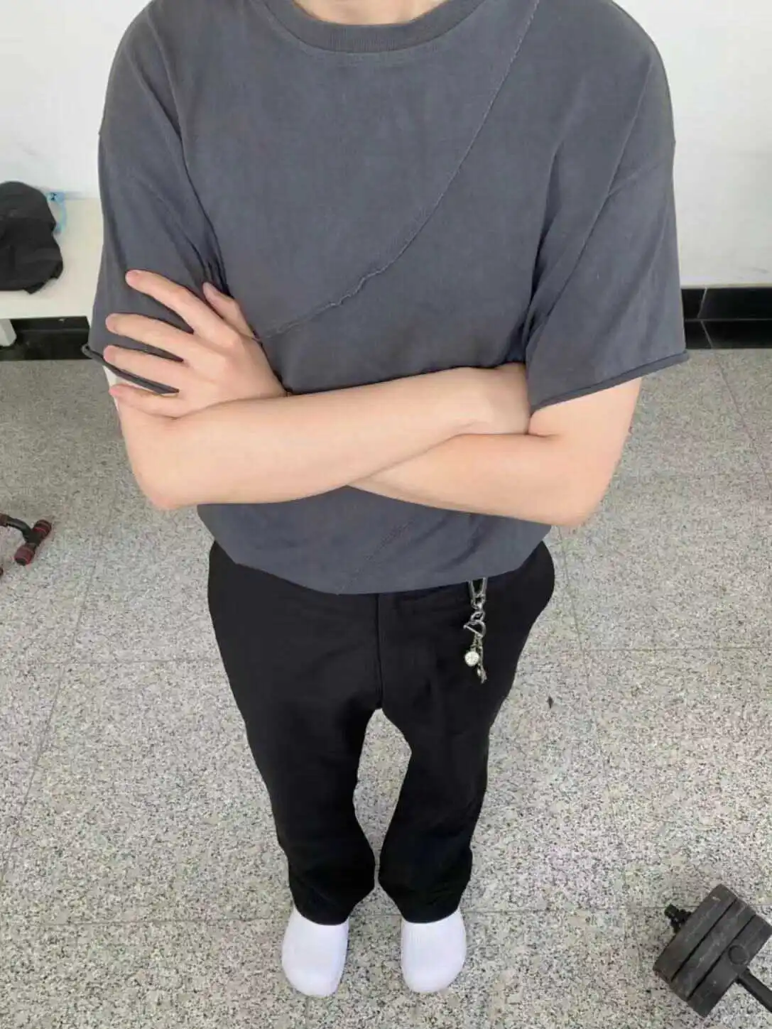 

Anti-Wrinkle Loose Fit 57 Sle Self-Directed West Pants CleanFit Daily Kenijim for All Seasons Busin Casual Youthwear