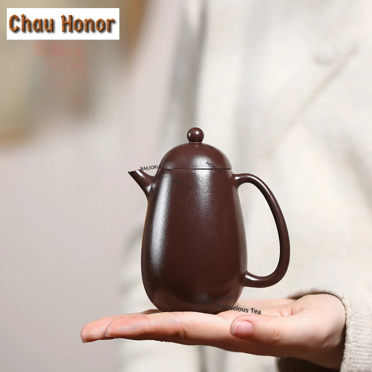 190ml Boutique Yixing Purple Clay Teapots Handmade High Dargon Eggpot Raw Ore Deep Well Mud Kettle With Filter Zisha Tea Set