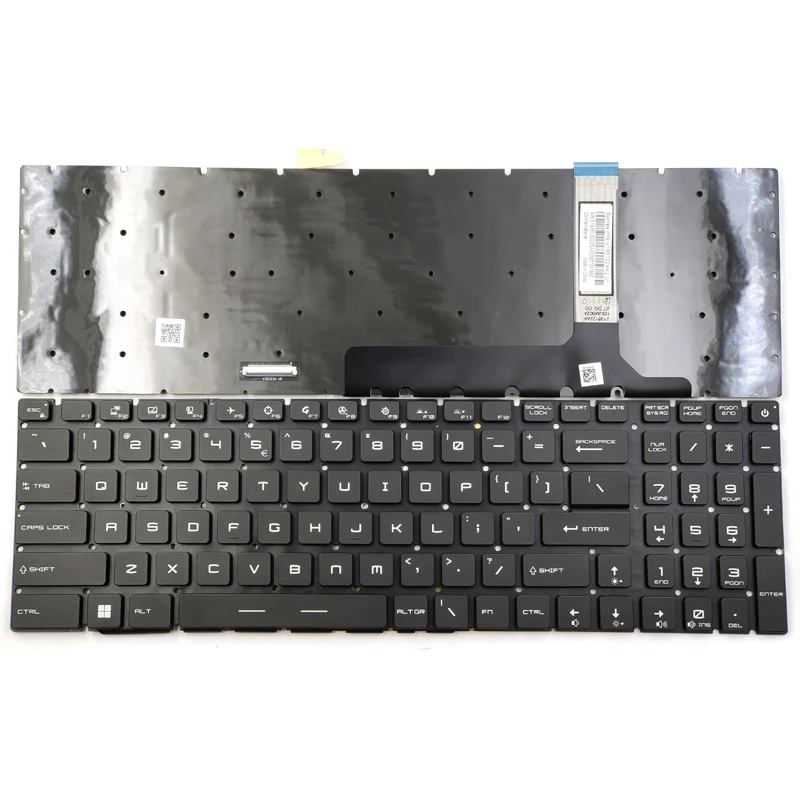 New For MSI GE76 Raider 10UE 10UG 10UH 11UE 11UG 11UH Dragon Tiamat Laptop Keyboard US With Per-Key RGB Backlight