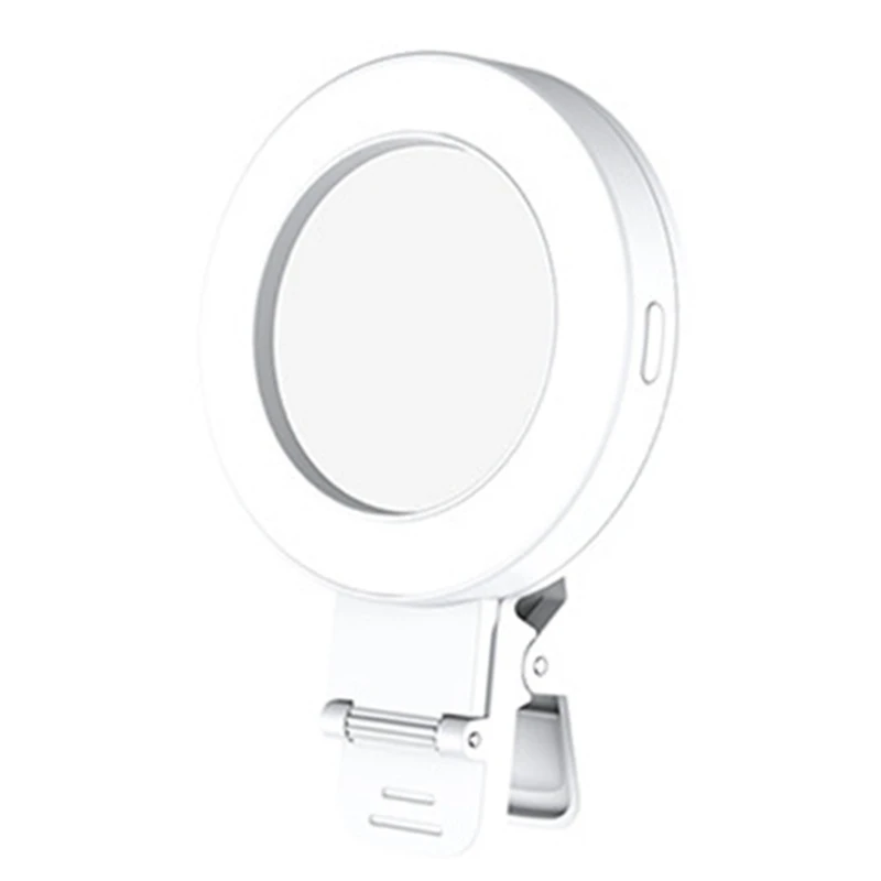 LED Selfie Lights Smartphones LED Selfie Lights ABS & Silicone for Enhances Photos Dropship