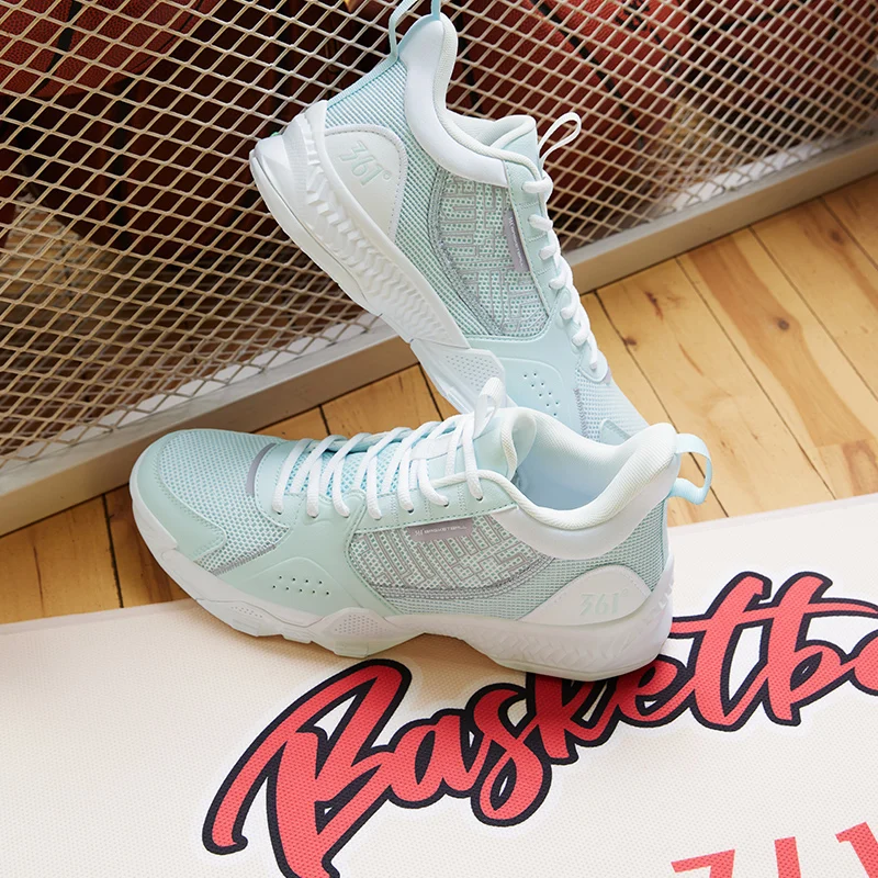 Scarpe da basket a 361 gradi da uomo che ammortizzano scarpe da ginnastica maschili atletiche traspiranti di supporto per il rimbalzo sportivo leggero 672421101F