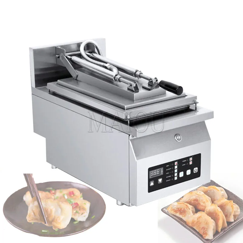 

Automatic Fried Gyoza Bun Cooker Electric Dumpling Pancake Frying Machine Samosa Empanada Fryer Steak Griddle