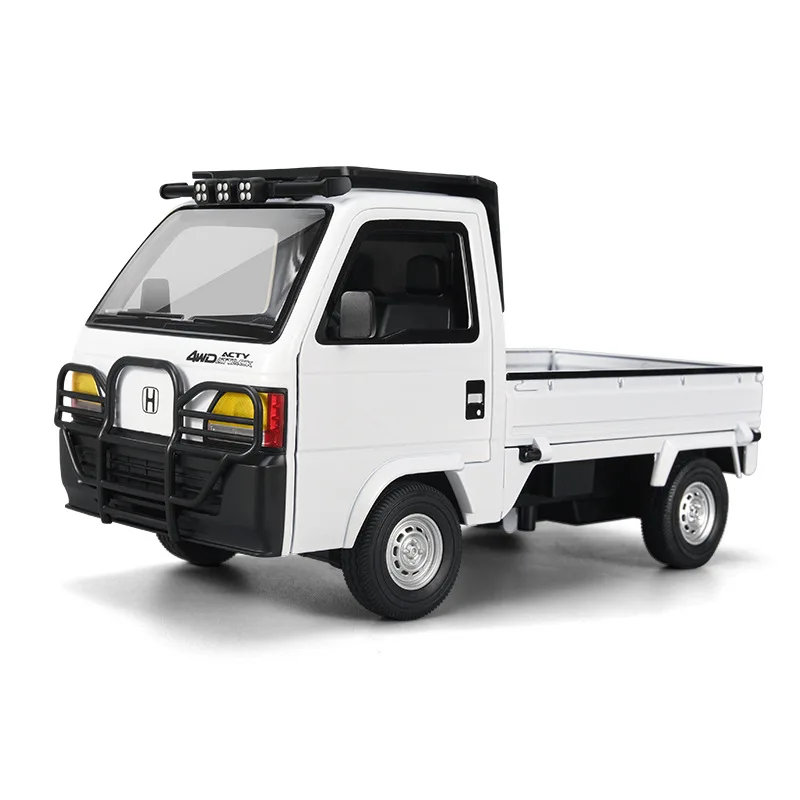 1:18 شاحنة صغيرة سبيكة نموذج سيارة التراجع الصوت والضوء الأطفال أكثر من اللعب سبيكة نموذج سيارة تحصيل