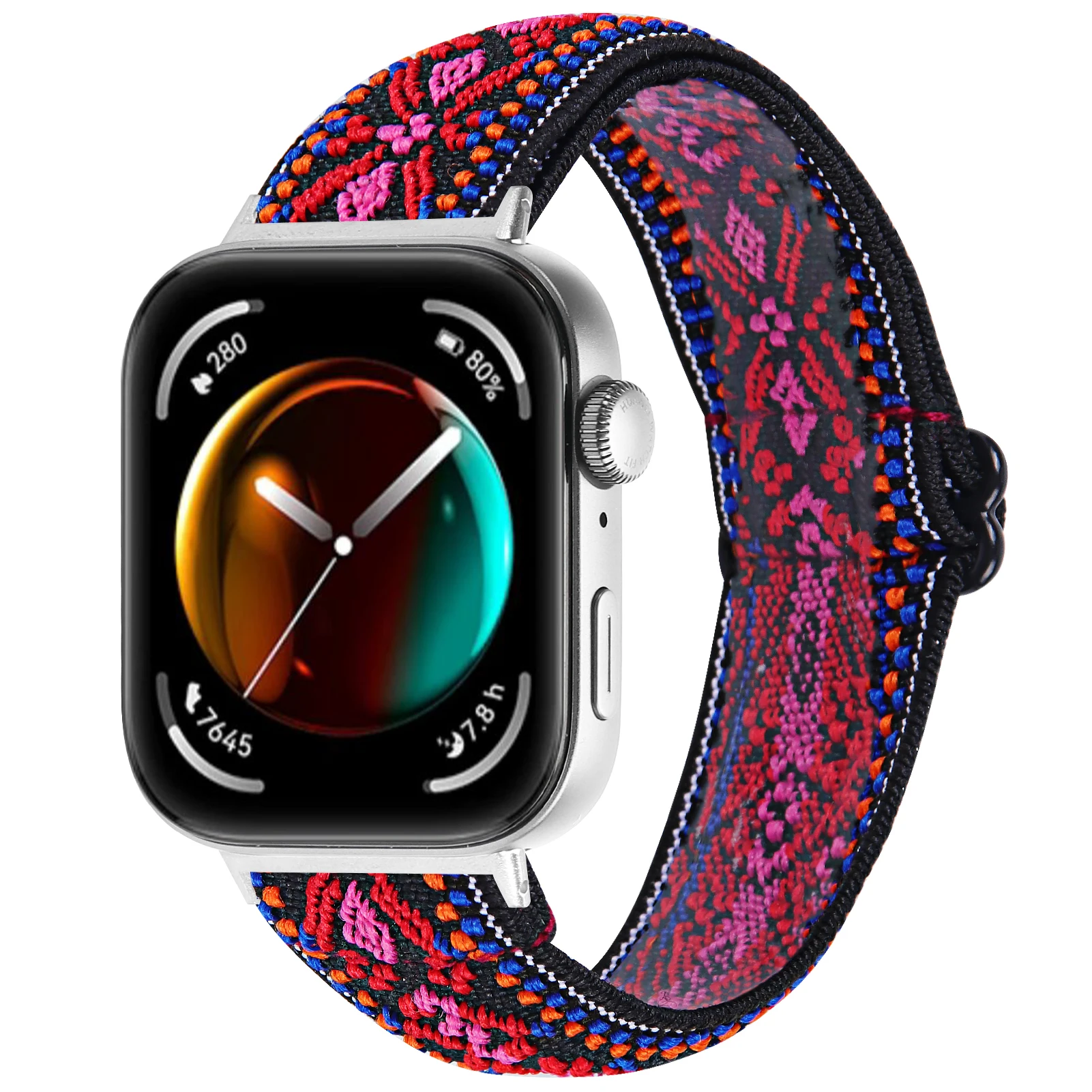 For Huawei Watch Fit 3 Band Leopard Print Bracelet Strap For Huawei Fit 3 4 Weave Elastic Sport Wristband Replaceable Watchband