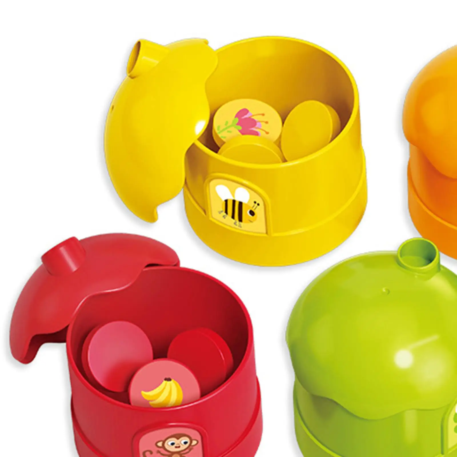 Early Education Color Sorting Cup Multipurpose Math Teaching Aids Fine Motor