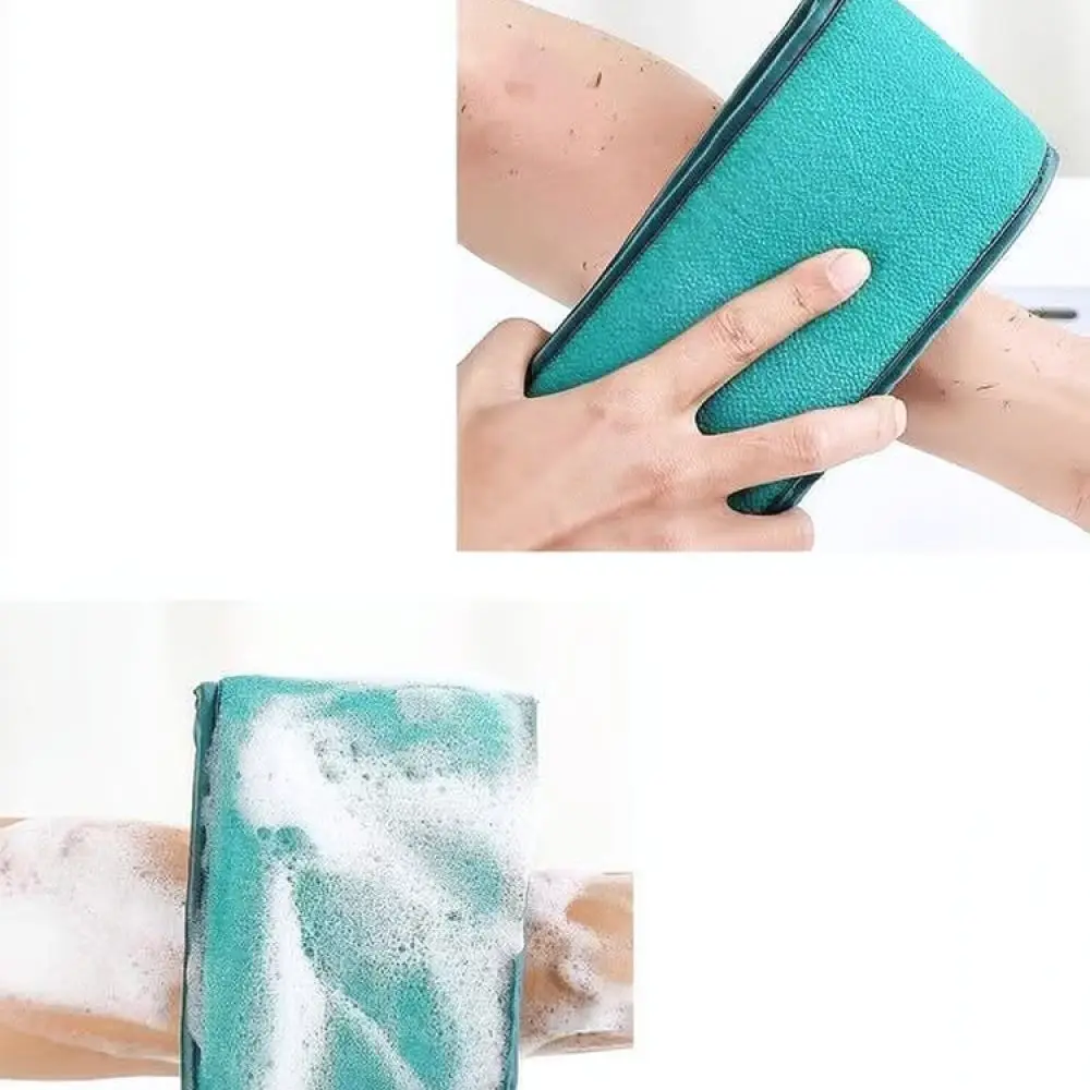 Exfoliating Bath Towel Set Body Scrubber Back Washer Rough Texture Skin Cleaning Tool For Men Women Durable Polyester Sisal