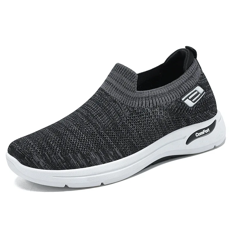 Slip on Men buty letnie miękkie mokasyny buty lekkie siatki obuwie męskie trampki Tenis Masculino Zapatillas Hombre