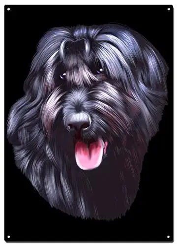 

STYSLS Schnauzer Dog Metal Tin Signs, Dog Poster, Decorative Signs Wall Art Home Decor