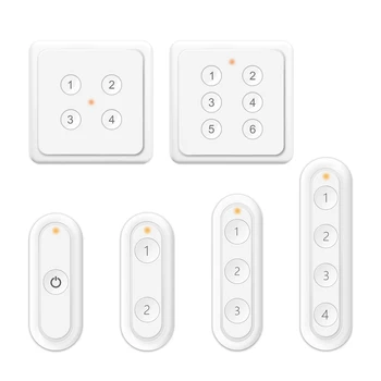 LoraTap ZigBee 3.0 Wireless 6 Push Button Remote Tuya Scene Automation Control Switch Smar