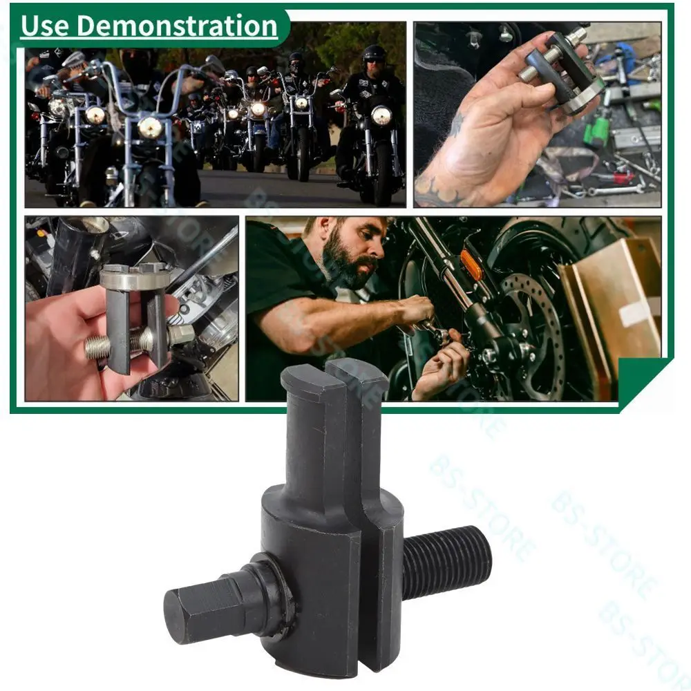 

Motorcycle Steering Neck Bearing Race Remover Puller 25 to 40mm I.D. Bearing Races Removal Tool Universal Autocycle Accessories