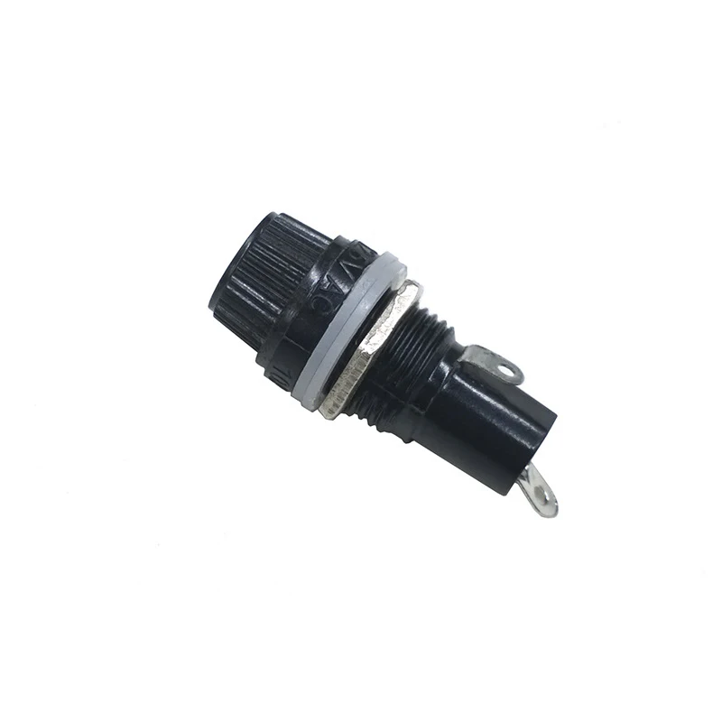 1 قطعة أصحاب الصمامات 5*20 مللي متر 6*30 مللي متر الأسود التأمين أنبوب المقبس فيوز حامل ل 5x20 مللي متر 6x30 مللي متر لوحة التأمين #5