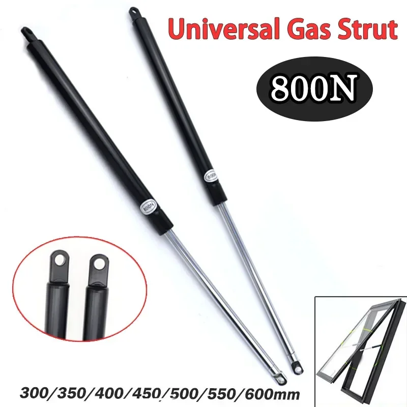 2pcs 800N Car Gas Struts Tailgate Shock Lift Strut Support Bar Gas Spring Bus Bed Truck Boat Window 300-600mm