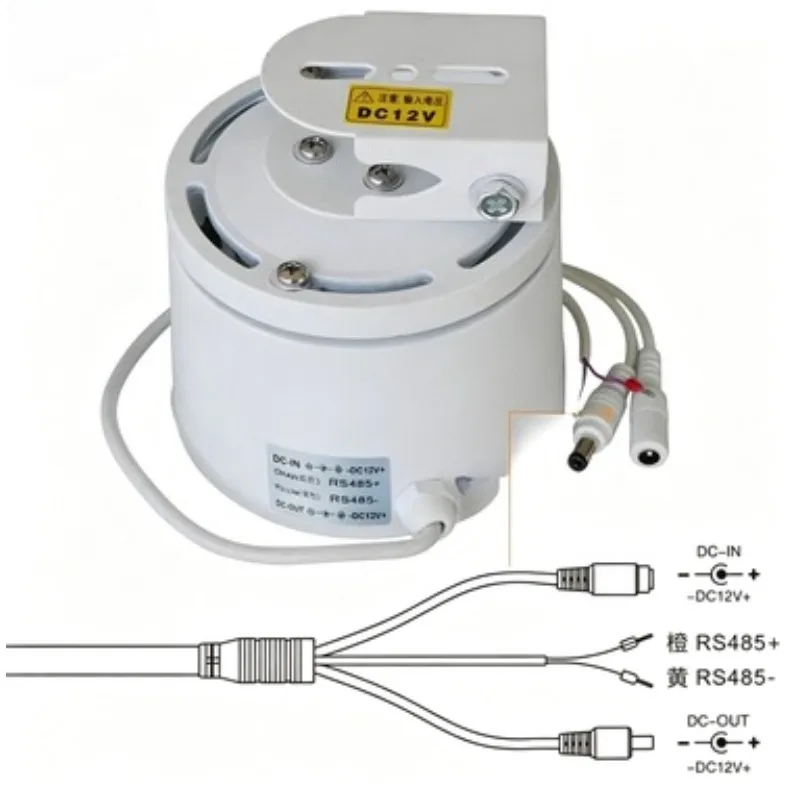 support-de-camera-ptz-exterieur-etanche-avec-decodeur-485-tete-rotative-panoramique-inclinaison-et-support-pour-la-securite-cctv