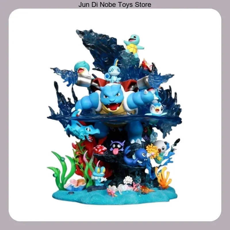 

35cm Water Type Light Up Anime Figure Statue Desktop Decoration Toy Gift