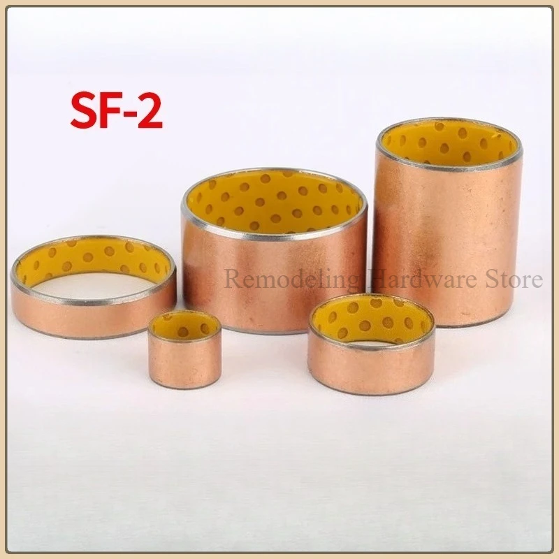 SF-2 Self-Lubricating Composite Copper Sleeve 8 10 12 14 15 16 20 22 25 28 30 32 35 40 45 55 60mm