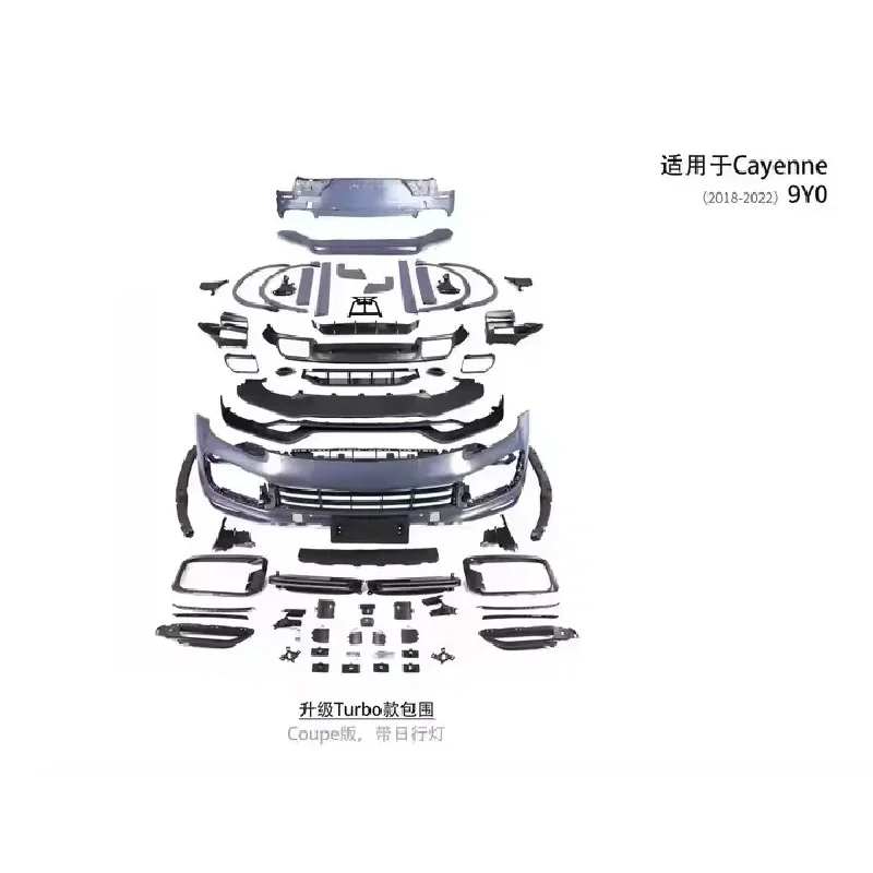 

Factory Hot Selling Runde Wholesale Price for 2018-2022 s Cayenne Coupe 9Y0 Upgr Turbo+ TKT PP Material Body Kit Automotive Acce