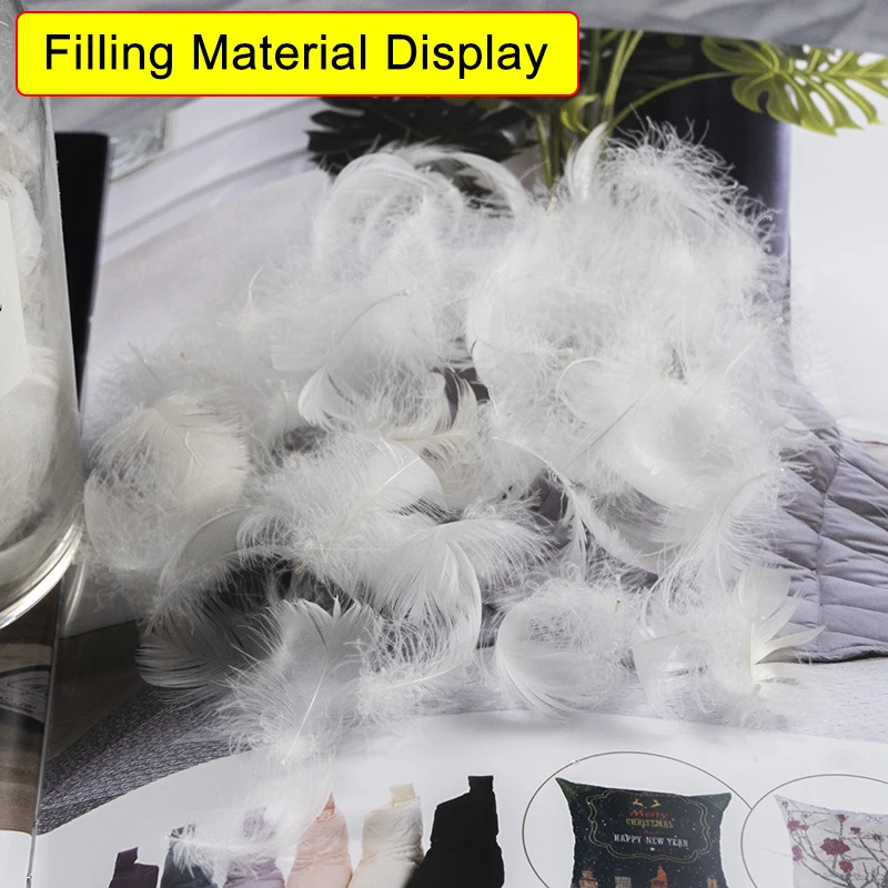 100% cotton goose down feather Home and decoration Queen King Waist neck Sleeping pillows Sitting Cushions for decorative sofa